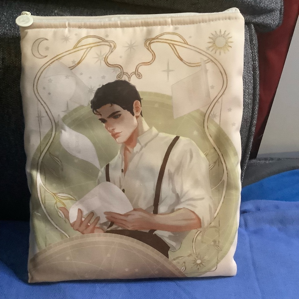 Fairyloot Divine Rivals Letters of Enchantment Rebecca Ross Book Sleeve